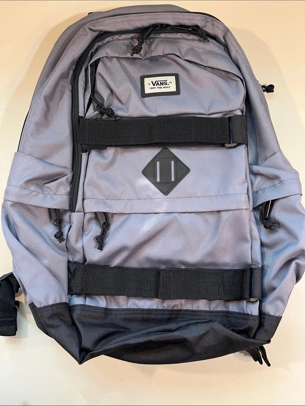 Vans Two-Tone Gray and Black Skate Backpack